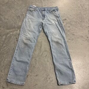 Levi's 511 Painted Light Wash Jeans Mens 36x34 Distressed Thrashed Denim
